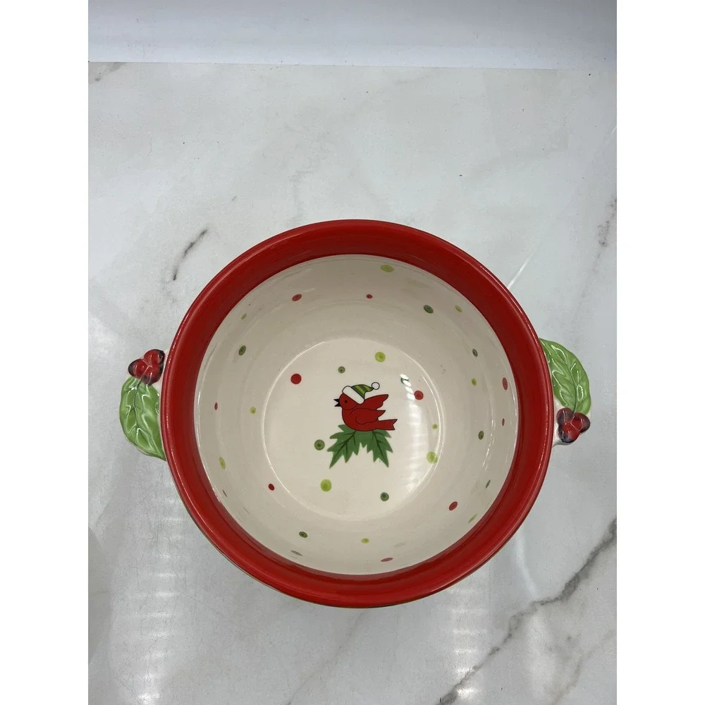 Temp-tations Winter Whimsy Nesting Mixing Bowl Set Holiday Snowman Santa Penguin